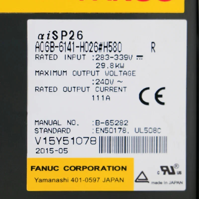 iSP 서보 드라이버 A06B-6141-H022 A06B-6141-H026 H580 A06B-6141-H030 A06B-6141-H037 증폭기 모듈