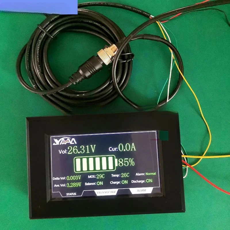 스마트 BMS 액세서리 LCD 터치 스크린 디스플레이 지콩 PCB 배터리 시스템용