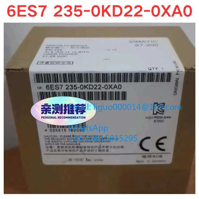 리퍼 6ES7 235-0KD22-0XA0 모듈 OK 6ES7235-0KD22-0XA0