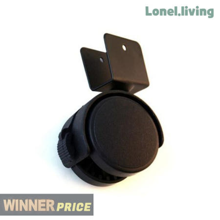 세이온코리아협력사 로넬리빙 ㄷ자바퀴 스톱 18T용 CB 의자바퀴 가구 고정식 스톱 산업용