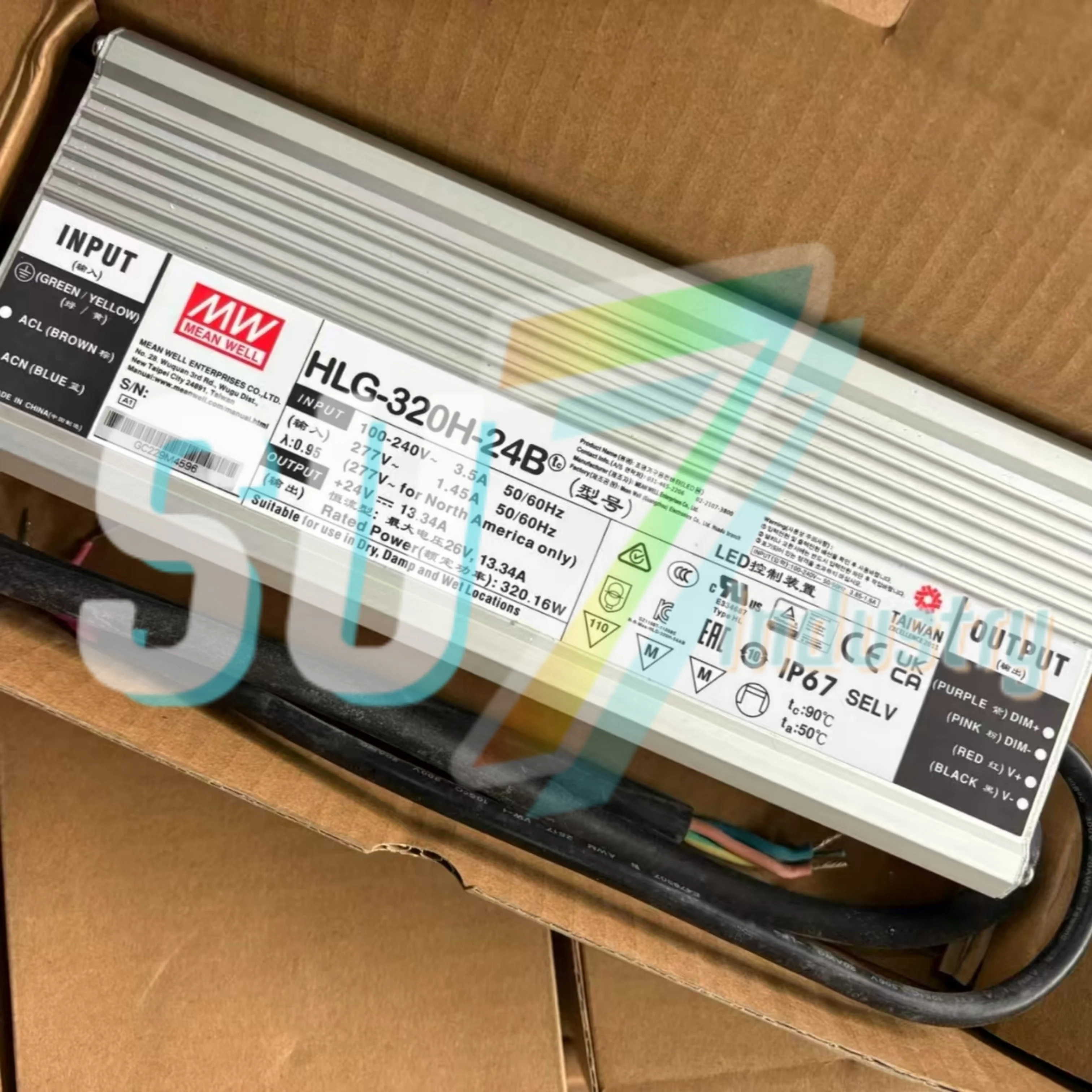 Mean Well HLG-320H-24 HLG-320H-24A HLG-320H-24B 스위치 전원공급장치 내 새