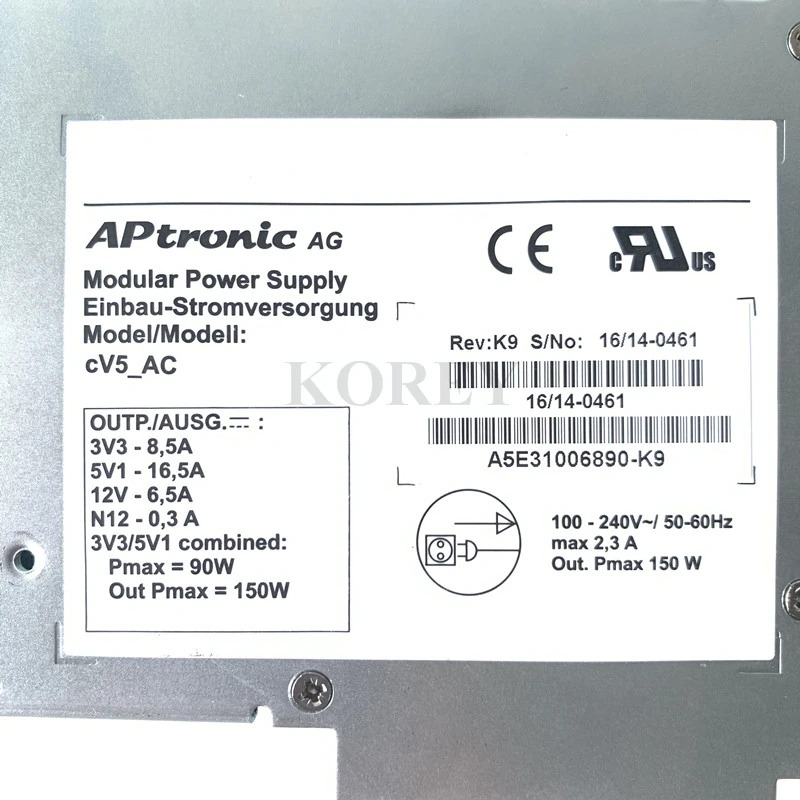 산업컴퓨터 전원공급장치 A5E31006890-K9상태