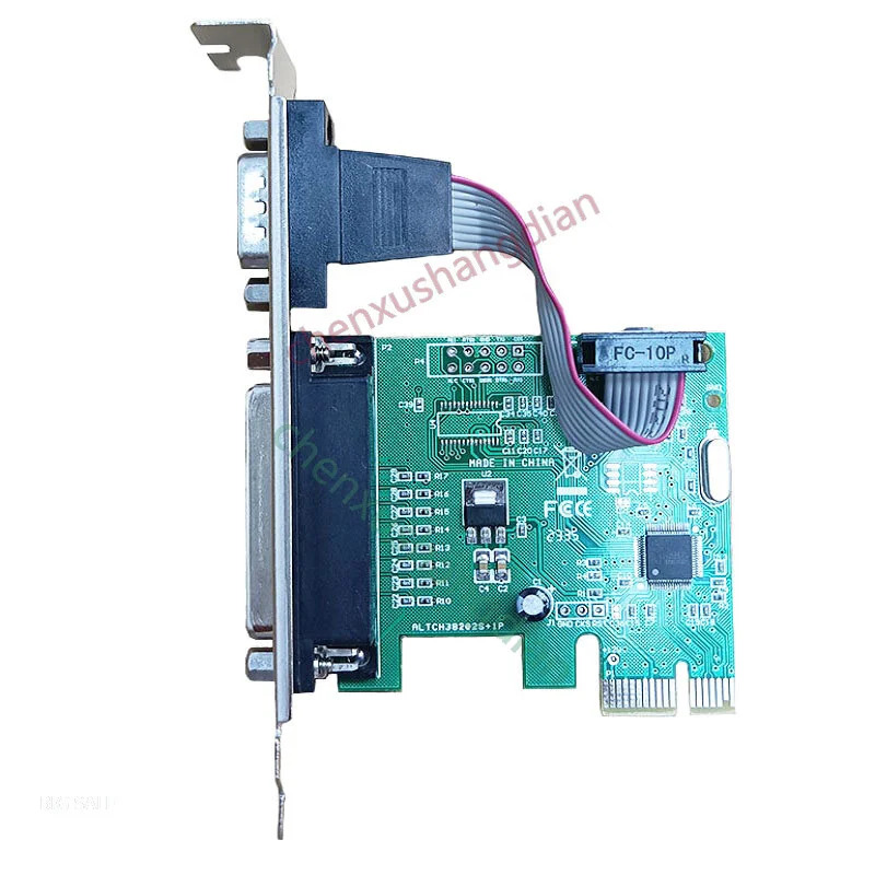 PCIE 직렬 병렬 포트 카드 PCI-E COM LPT 1