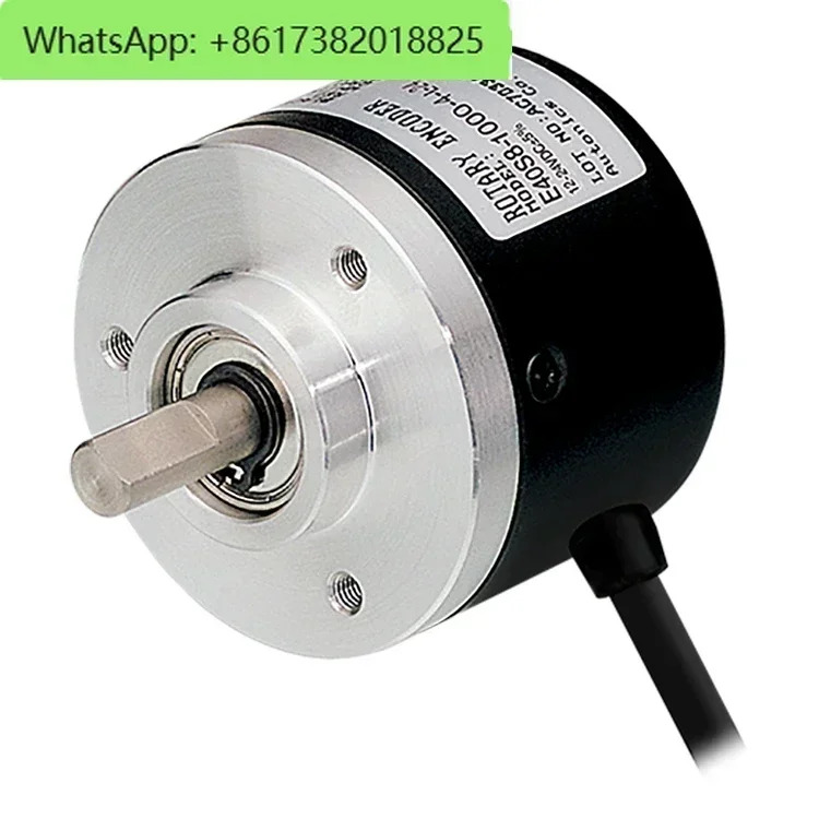 E40S6-1000-6-L-5 로터리 엔코더 샤프트 외경 6mm 허속도 5000rpm 드라이브 제어 출력E40S6-600-6-L-5