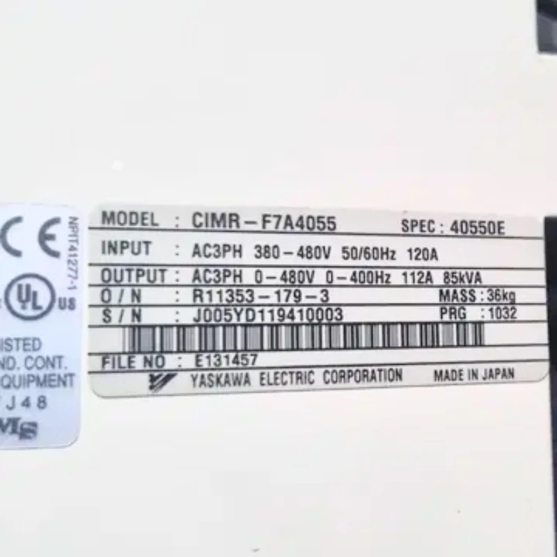 새 야스카와 CIMR-F7A4055 F7 AC 드라이브
