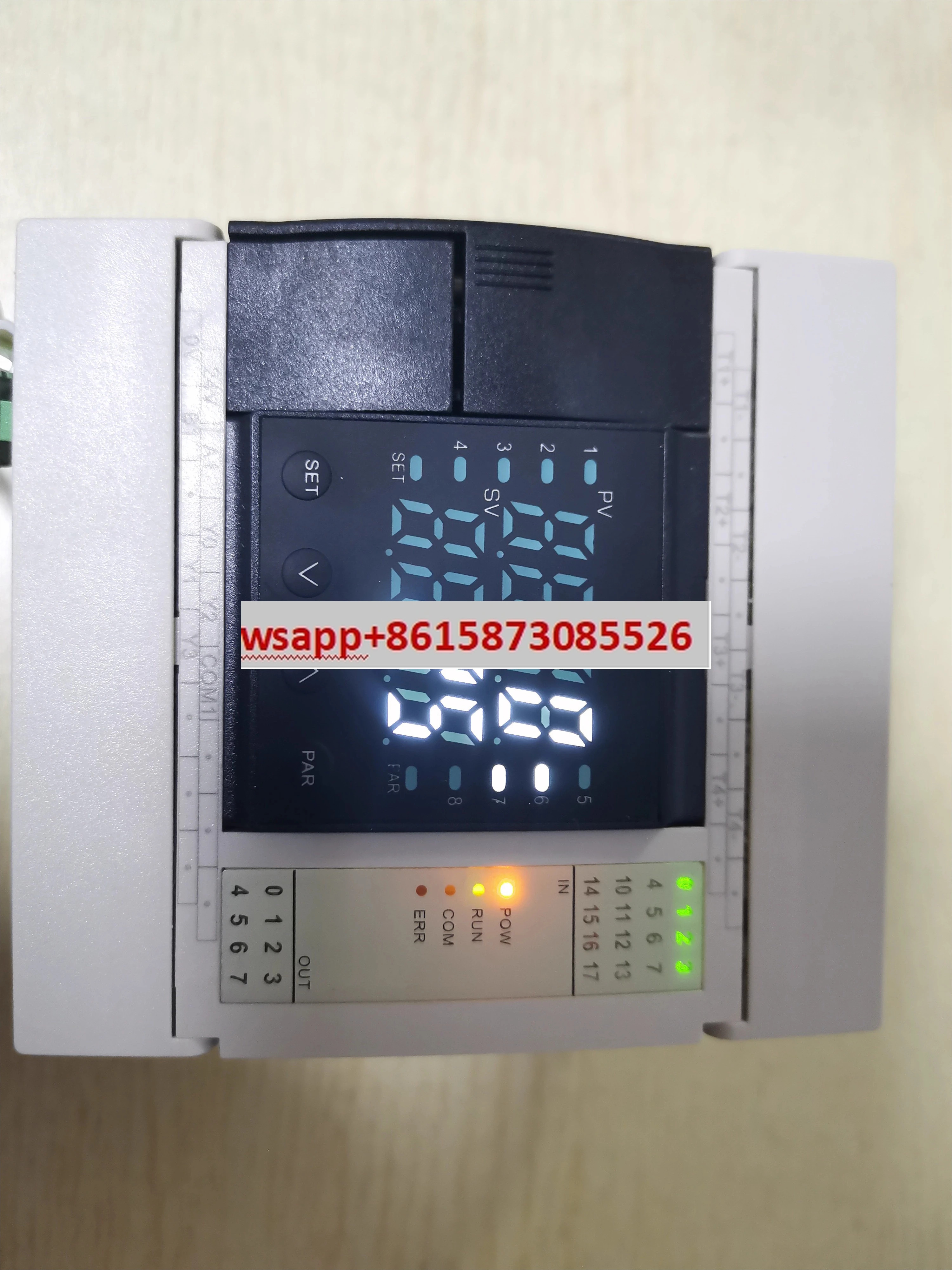 다채널 온도 컨트롤러 485modbus 통신 hp호환E-M8TC8S