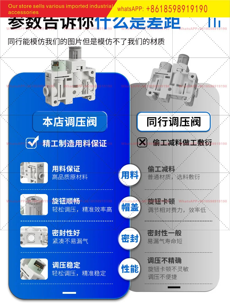 헤티안 공압 ARM5SA/SB - 06-07-08 A SMC 컨테이너 감압 밸브 대체품 압력 조절