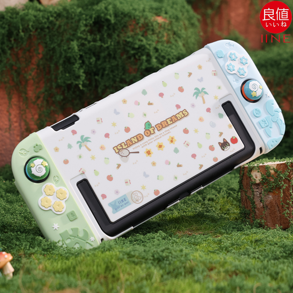 닌텐도 스위치2 케이스 동물의숲테마 꿈의섬 풀커버 이이네 제품 이미지