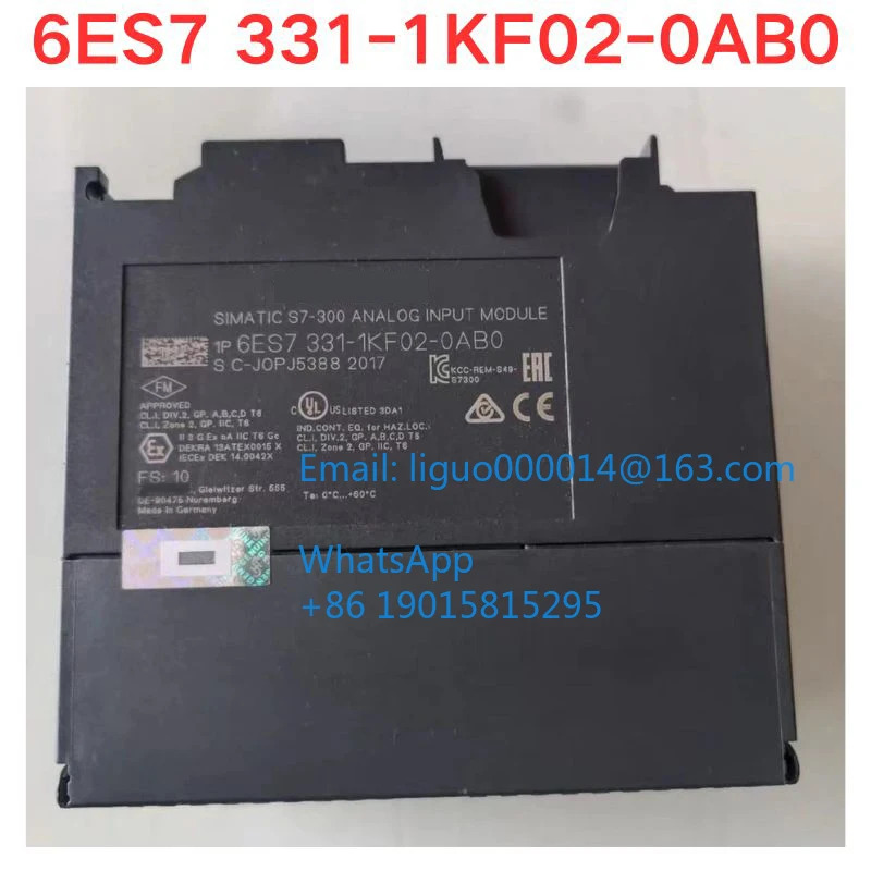 리퍼 6ES7 331-1KF02-0AB0 6ES7331-1KF02-0AB0 모듈 기능 확OK