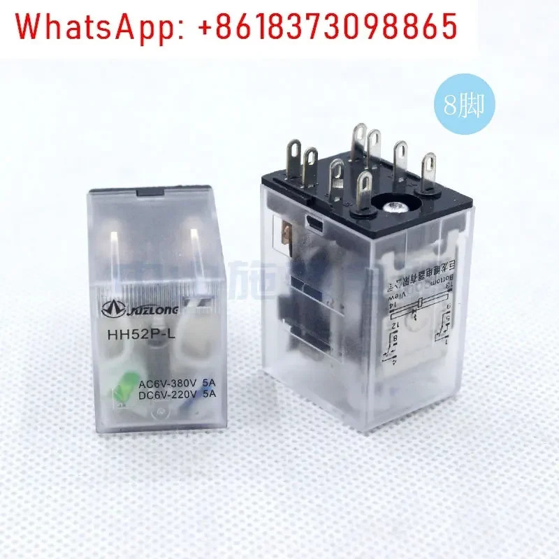 10pcs HH54P-L 중릴레이 24V 110V 220V 릴레이 8 피트 11 14 5A 10A MY2NJ MY4NJ 공장