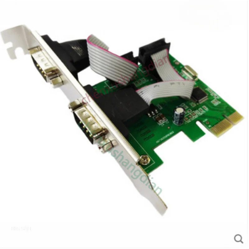 PCI 직렬 포트 카드 PCIE이9 핀 COM RS232 확장 2
