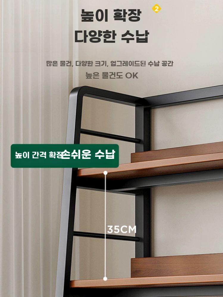 다층 매장 진열 선반 이동식 스낵 수납 전시대 - 상세 이미지 4