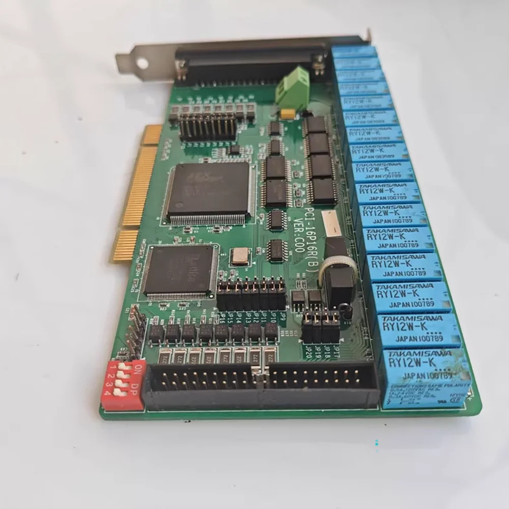 E-V-O-C PCI-16P16R 16 채널 릴레이 출력 절연 입력 카드 B VER C00 데이터 수집