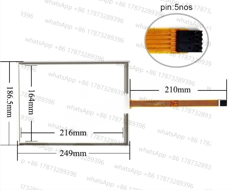 T104S-5RA003N-0A18R0-200FH-C 터치 패널 스크린 유리 디지타이저 터치스크린 패널용