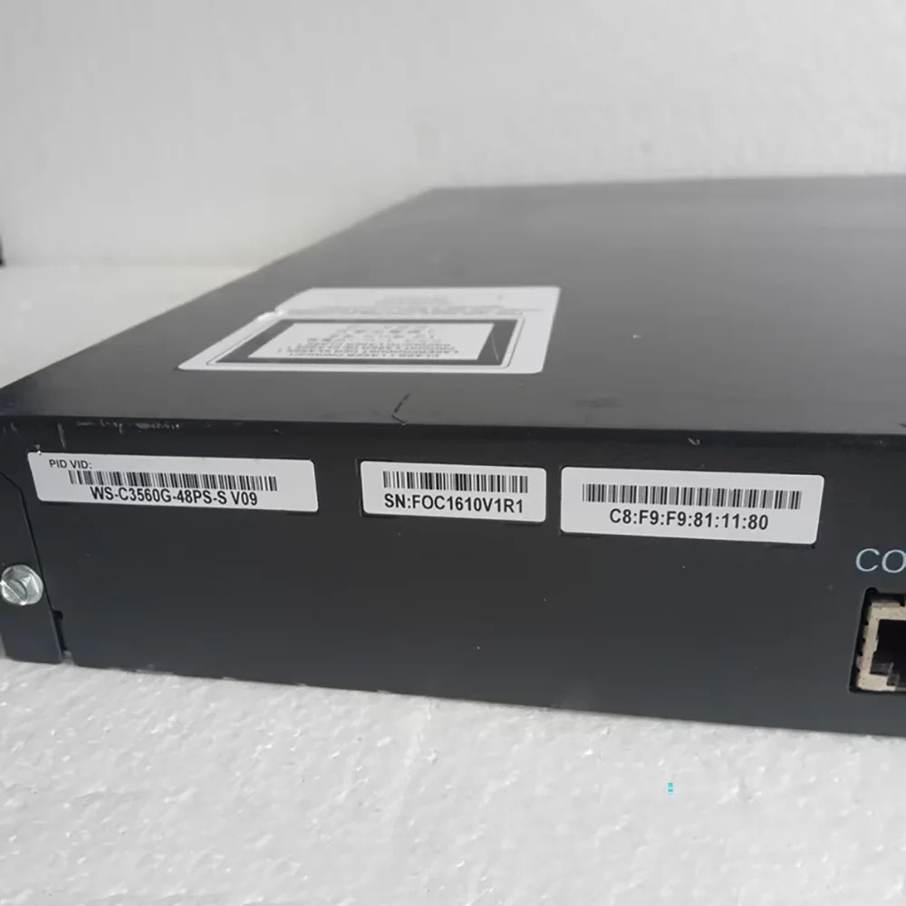 CISCO WS-C3560G-48PS-S 24 포트 48 풀 기가비트 POE 전원공급장치 네트워크 스위치용