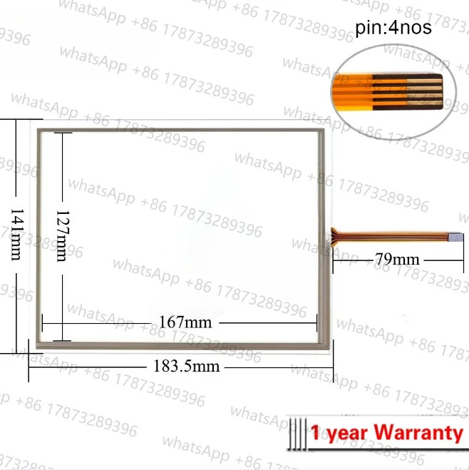 1301-X501/02-NA 1302-710D TTI 터치스크린 유리 패널 디지타이저 터치스크린용