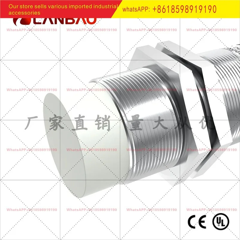 LR30XBN22DLOY E2 장거리 유도 센서 DC2 케이블 비매설형 상시 개방형 22mm