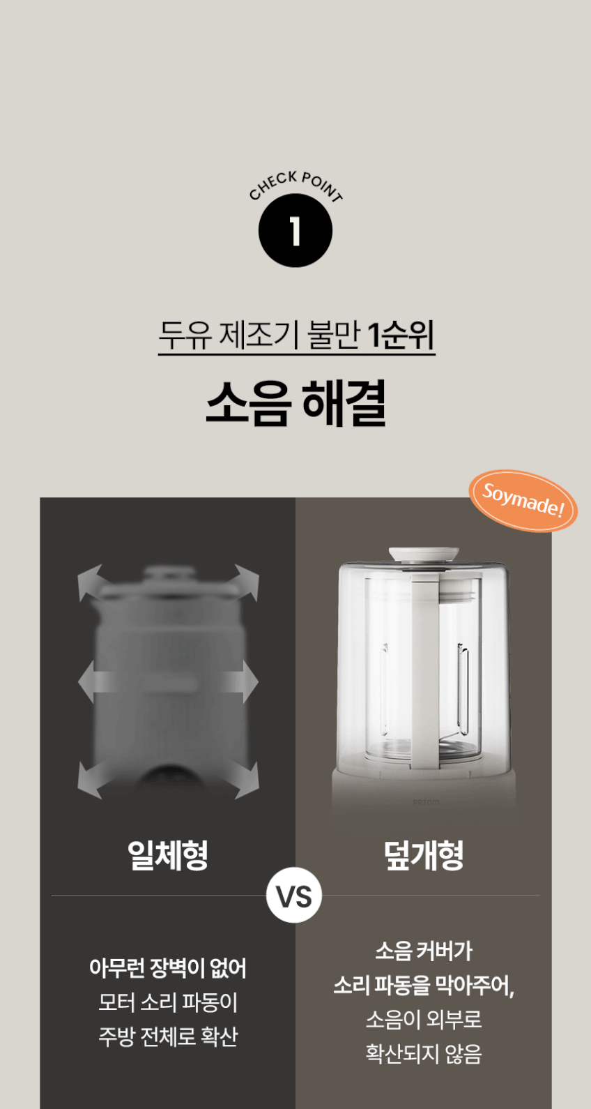PRIOM 대용량 두유제조기 이유식 죽 메이커 1500mL 판매처 상세 정보 이미지 4