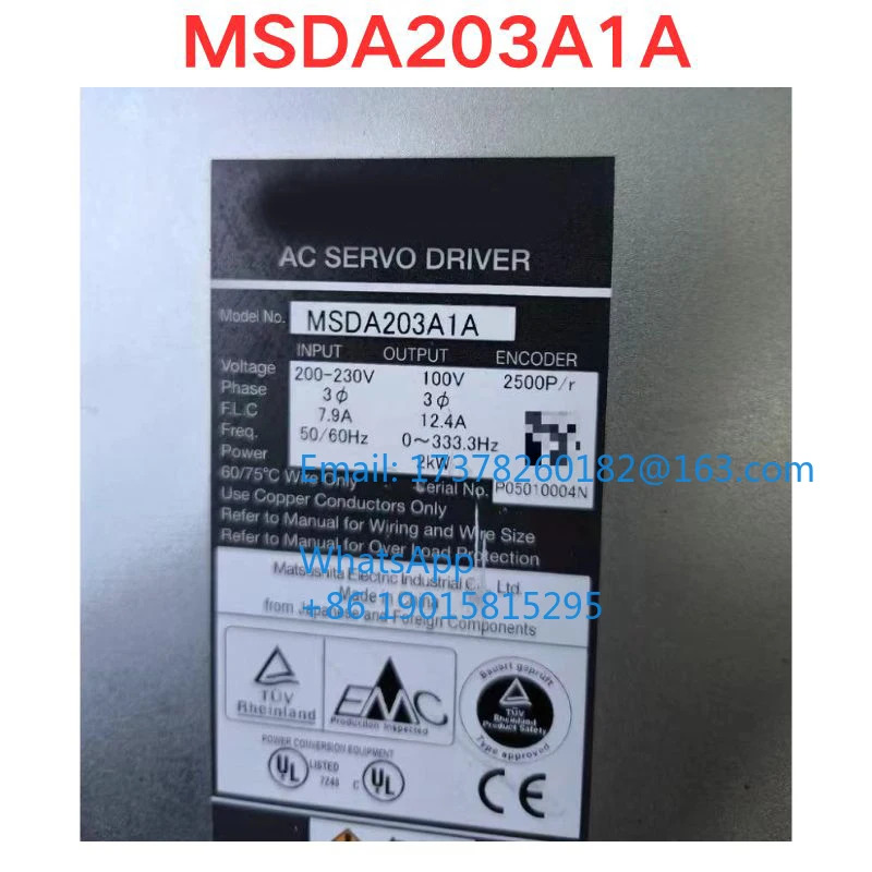 리퍼 MSDA203A1A 서보 드라이버 기능 확OK