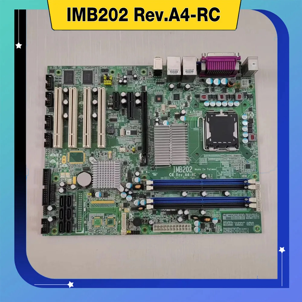 IMB202 개정판 A4-RC 산업컴퓨터 마더보드 LGA 775 듀얼 네트워크 포트