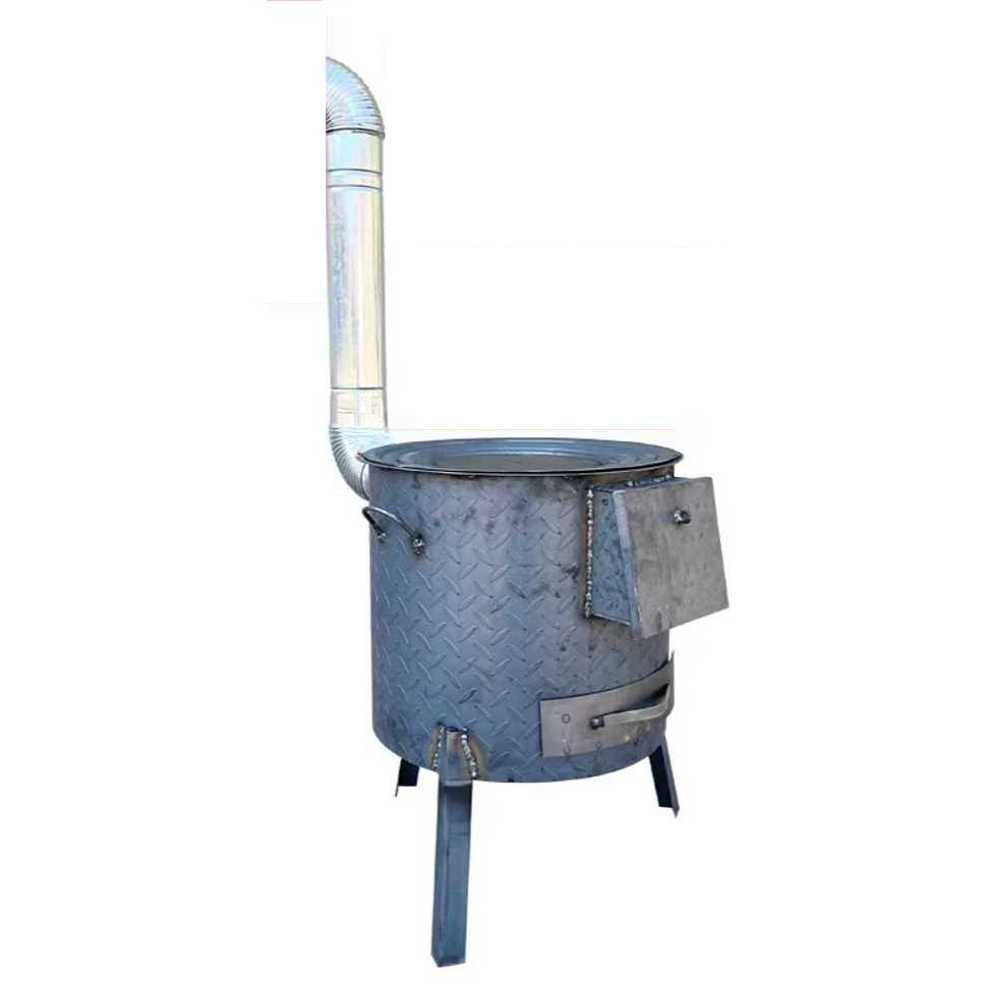 가마솥 화덕 난로 용광로 옛날 두꺼운 부뚜막 시골집 35cm /풀 링+뚜껑 - 상품 이미지