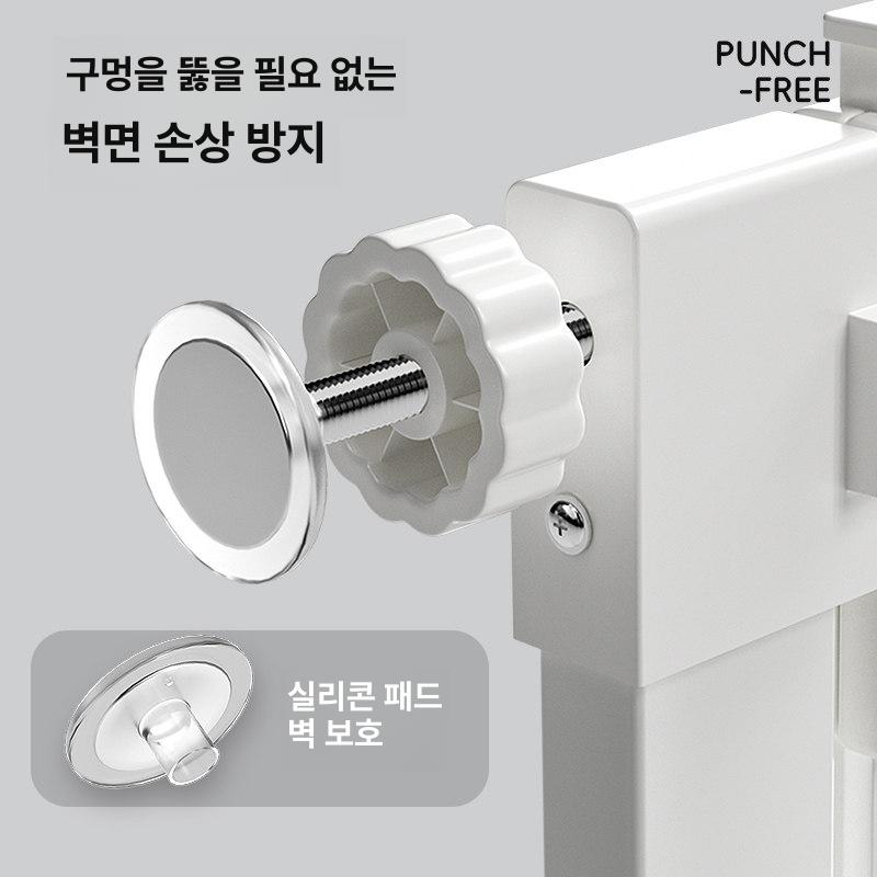 강아지 아크릴 안전문 적용 폭 접이식 슬라이딩 펜스 고양이 투명 출입문 애견 대형견 - 상세 이미지 4
