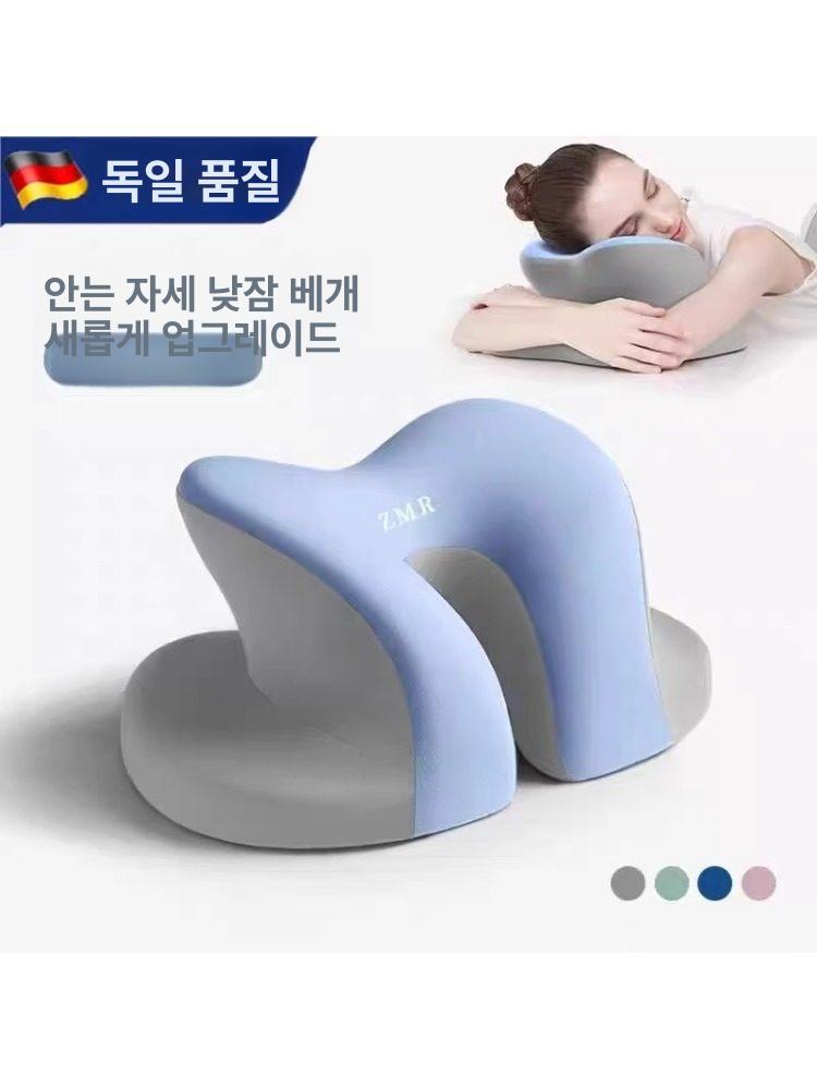 자세 교정 방석 엉덩이 보호 힙업 엉치뼈 세트 더블 클리어스카이블루 학생용 - 상세 이미지 2