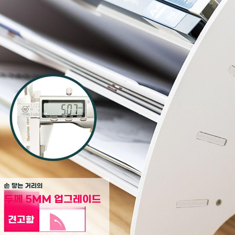 대용량 데스크 파일 정리함 다층 문서 서류 수납함 - 상세 이미지 4