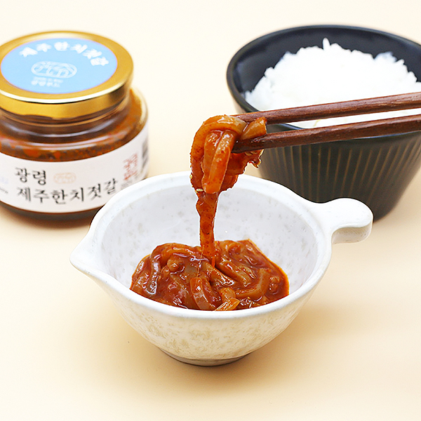 제주 수산젓갈 소스 모음 한치 자리돔 꽃멸치 멜젓 액젓 엔초페이스트 - 상품 이미지
