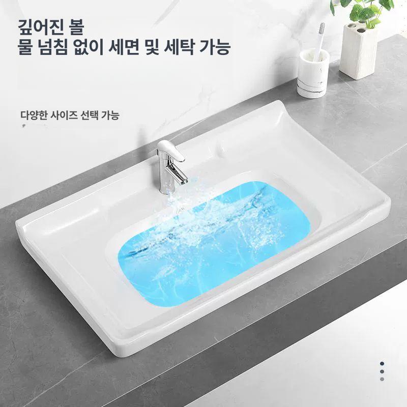 세면대 싱크볼 개수대 베란다 소형 보조 하수구 카페 다용도 빨래 탕비실 - 상세 이미지 5