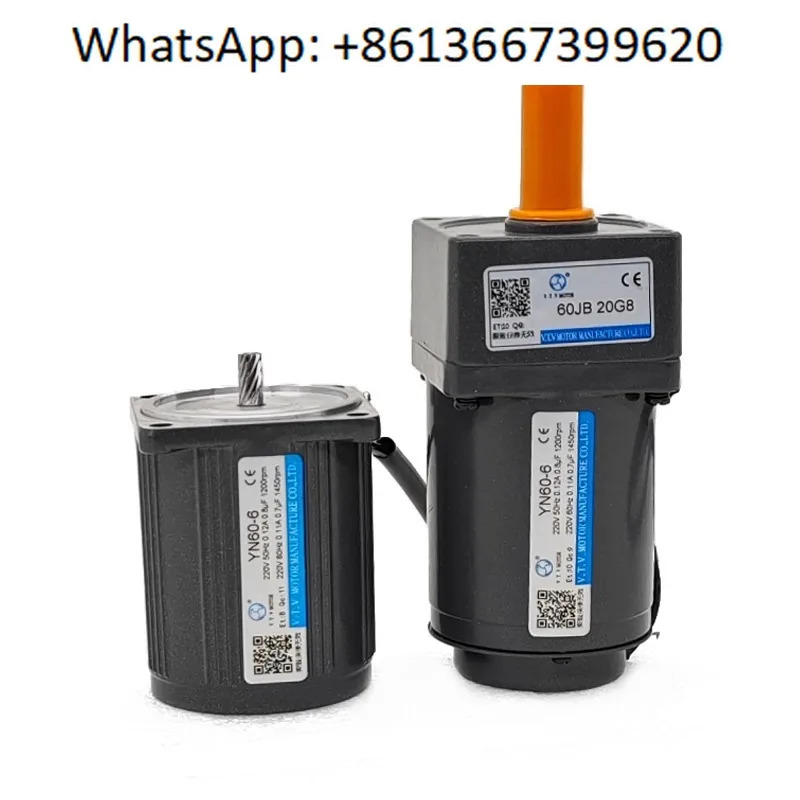 VTV 모터 YN60-6 속도조절 220V 고정 속도 60JB20 30G8 소형 마이크로 기어 감속 모터.1PCS