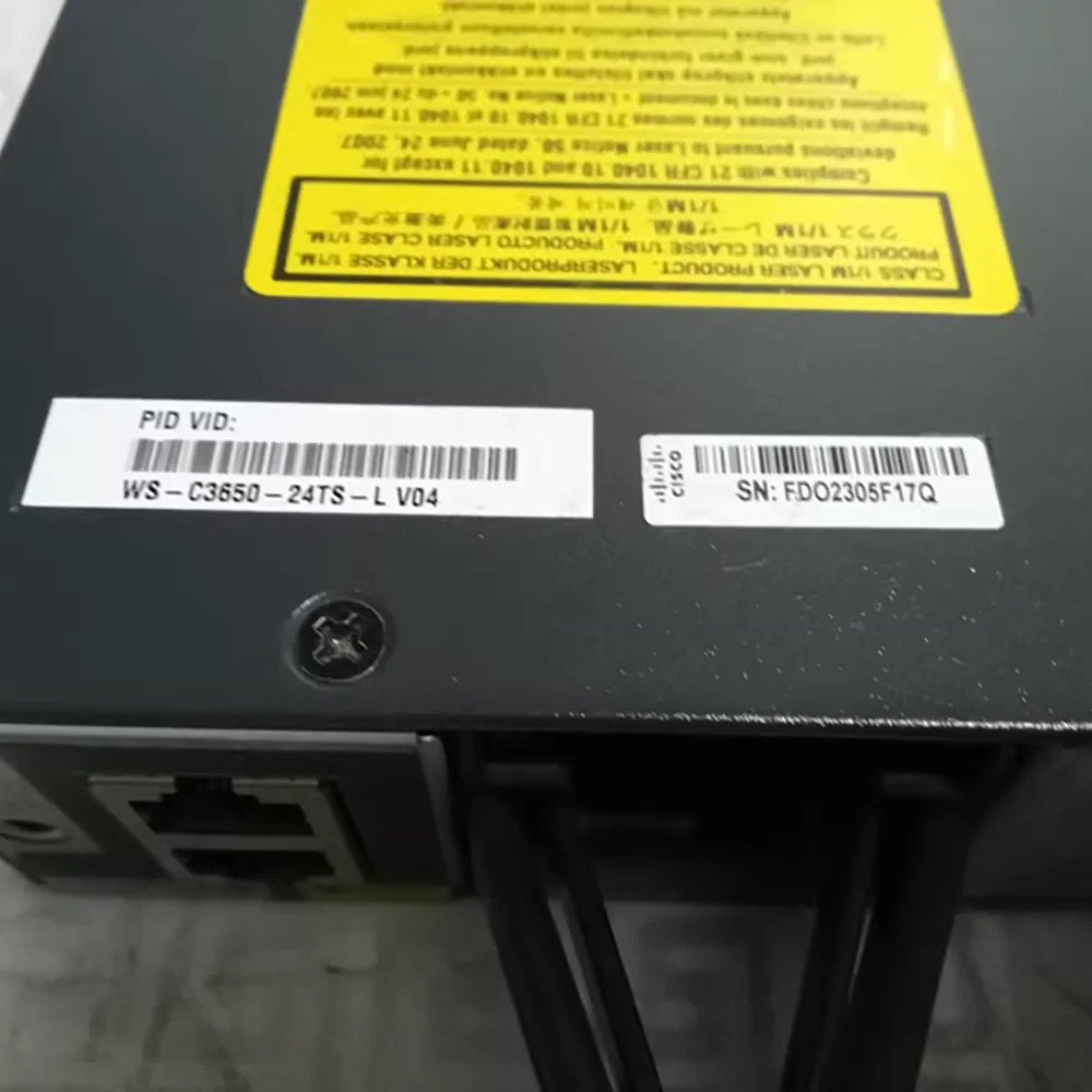 Ci-sco WS-C3650-24TS-L 24 포트 전체 기가비트 전기 4 광 3 레이어 스위치