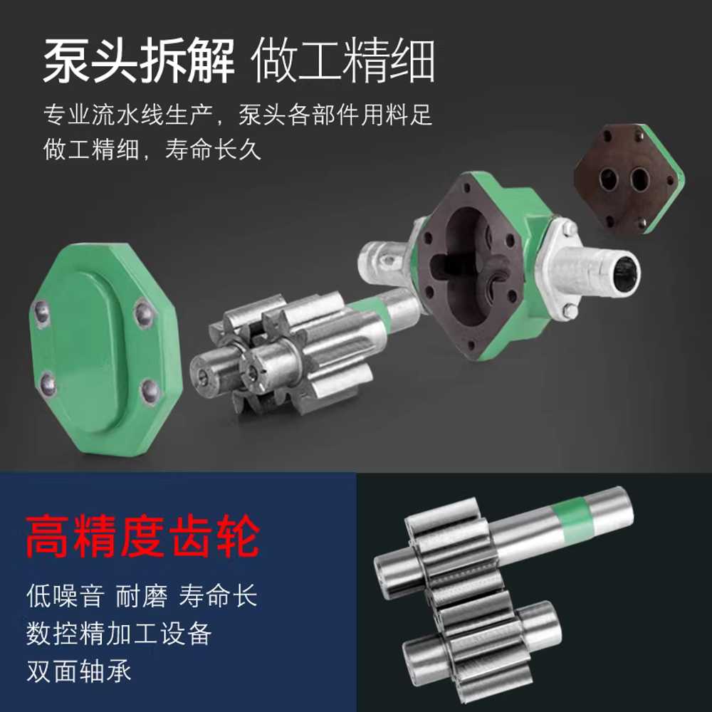 자동급유기 부식방지 가압 흡입 기어 고점도 디젤 산업용 370W 220V 370W-1100W - 상세 이미지 4