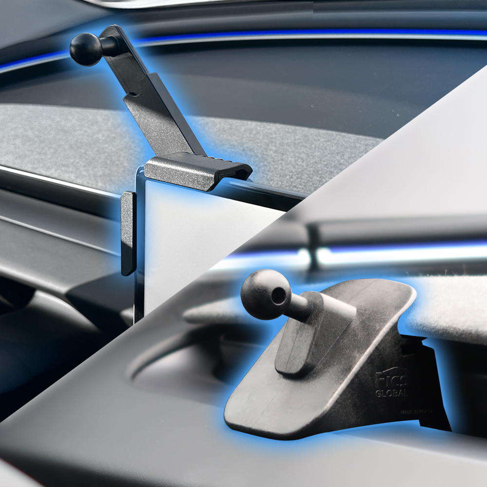 픽스 테슬라 신형 모델3 하이랜드(24년식 이후) 모델Y 주니퍼(25년식 이후) 전용 차량용 또는 모서리마운트(연식무관) 핸드폰 거치대 마운트 제품 이미지