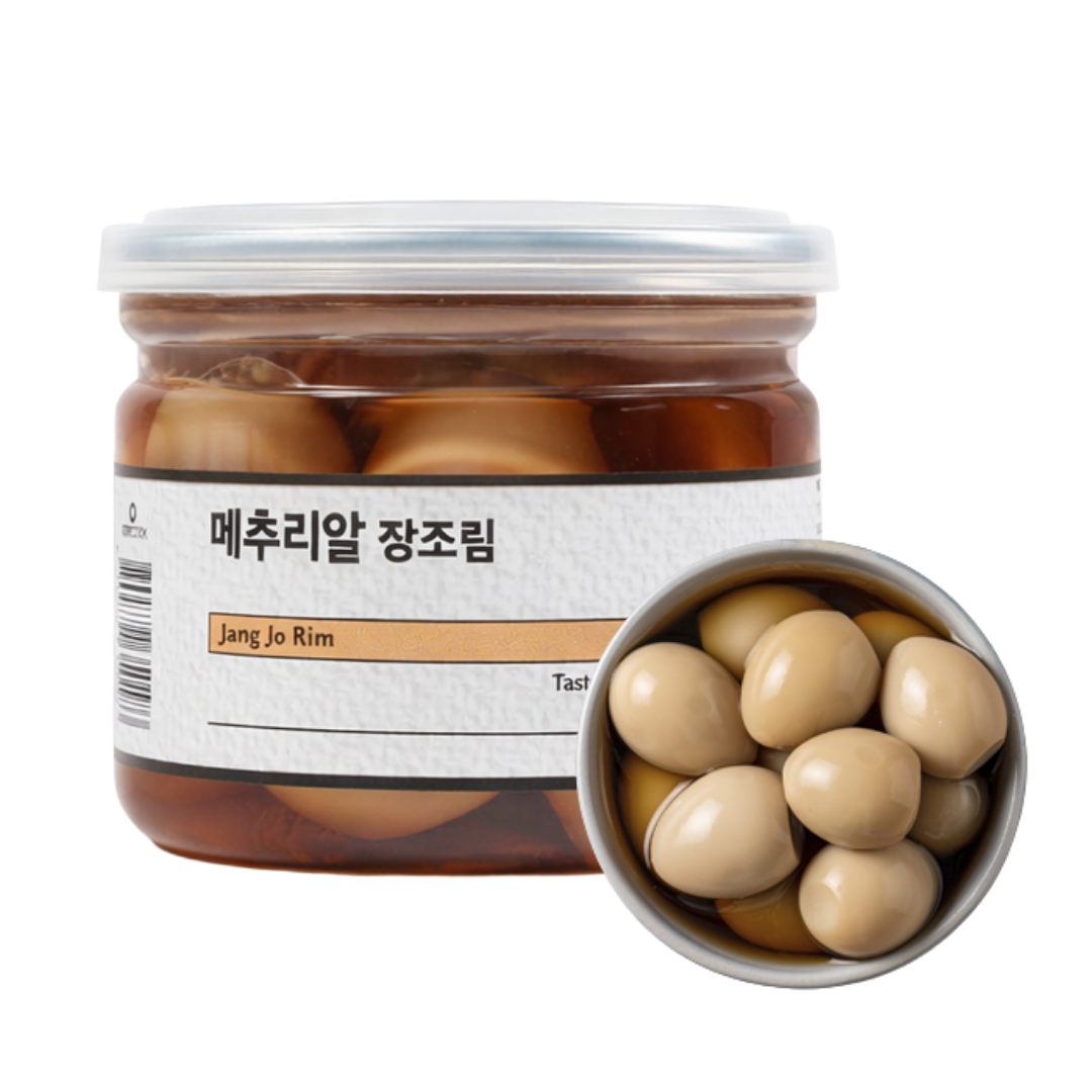 돌 아기 아이 어린이 유아식 반찬 메추리알장조림 - 상품 이미지