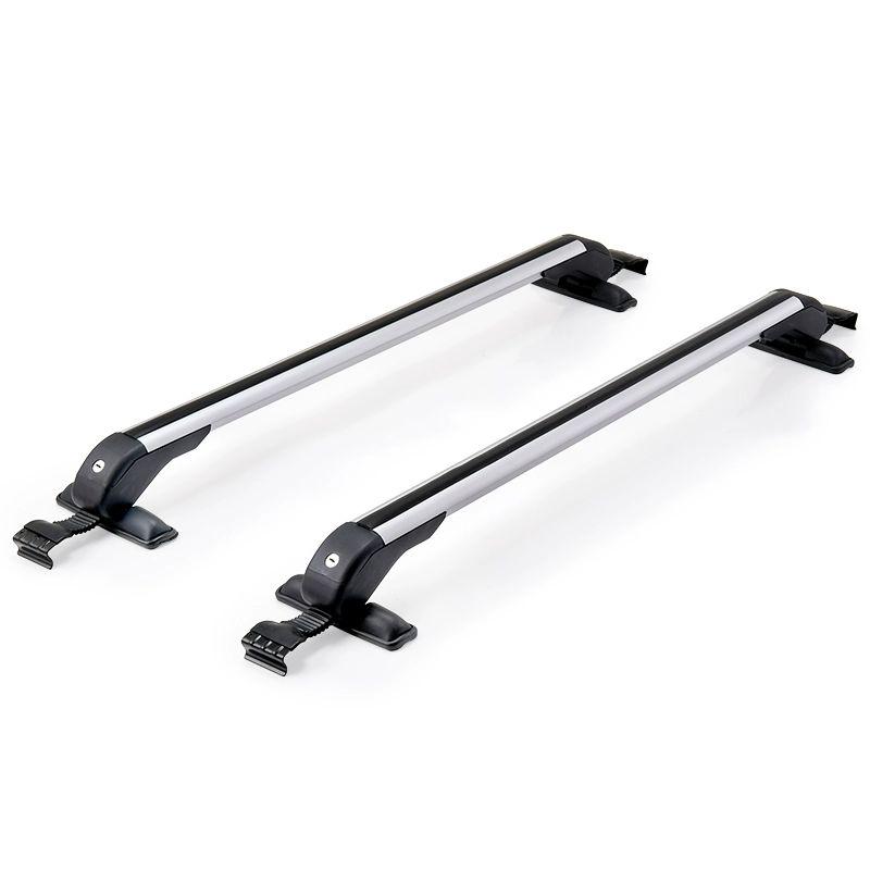 K5 가로바 수하물 코란도스포츠 실버 Shiturui 실버 D 82cm92cm 드릴링 불필요 - 상품 이미지