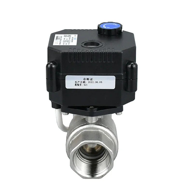 1/2인치 3/4인치 1인치 1-1/4인치 방수 모터식 볼 밸브 수동 스위치 DC12v DC24v DC9-36 스테인리스 스틸 전기