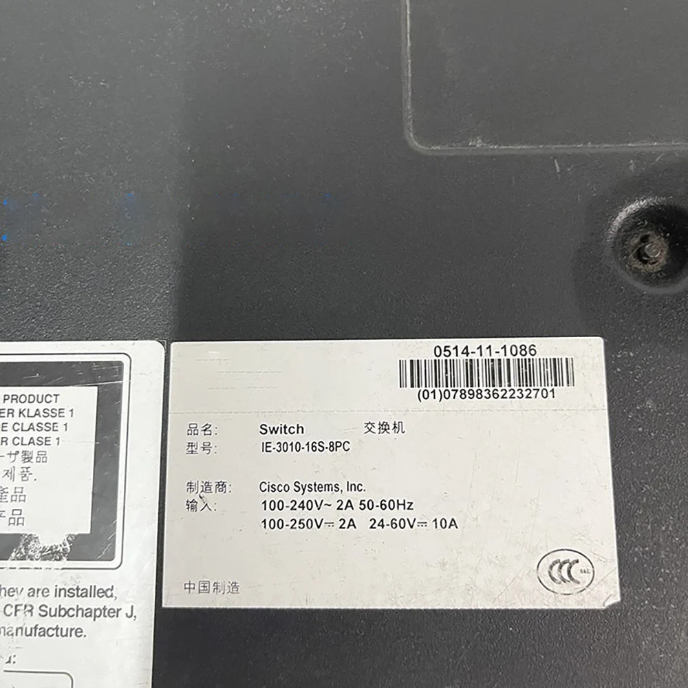 CISCO IE-3010-16S-8PC 16 포트 SFP 광 8 기가비트 POE 전원 스위치용