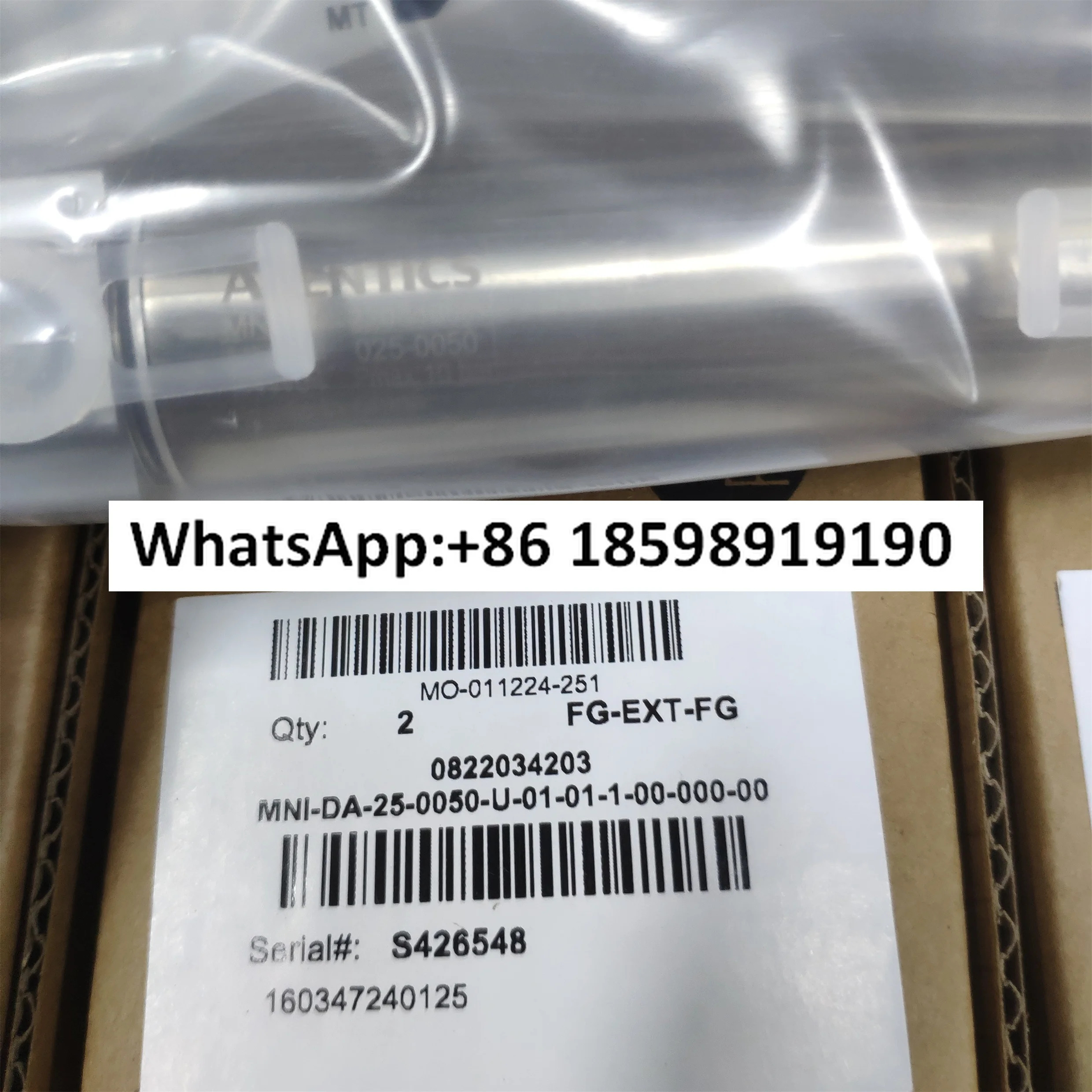 오리지널 포장 실린더 0822334504 0822034203 0822406341