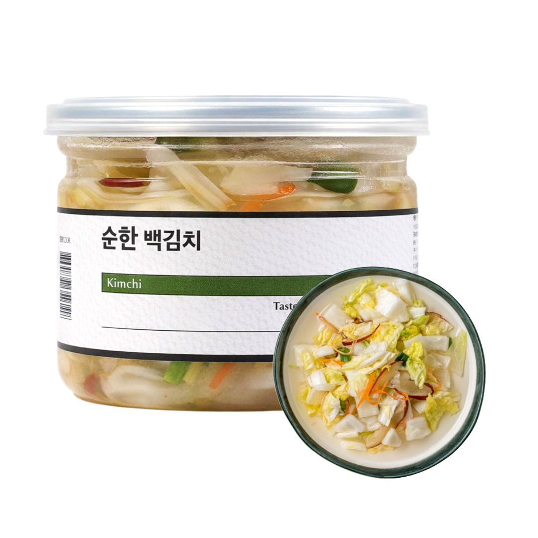 돌 아기김치 아이 어린이 유아식 반찬 백김치 - 상품 이미지
