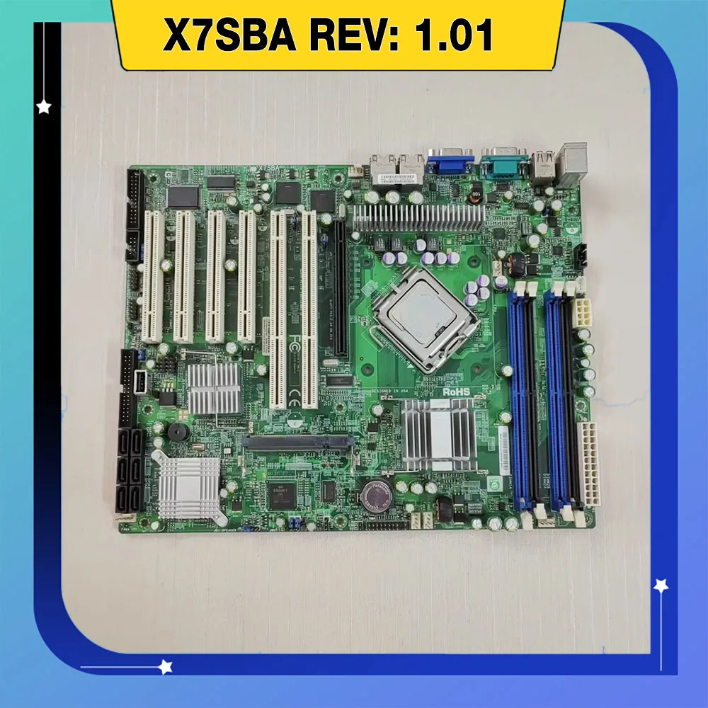 X7SBA REV 1.01 데스크탑 컴퓨터 장비 단일 채널 LGA 775
