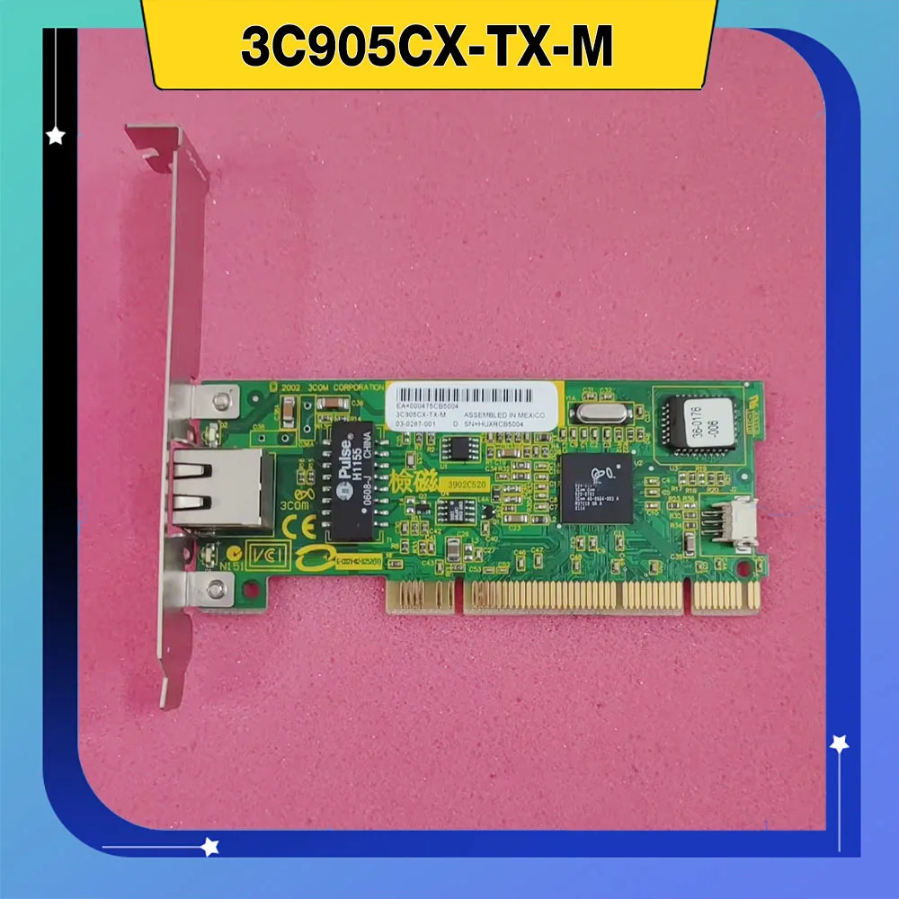 3COM 기가비트 네트워크 카드3C905CX-TX-M PCI 인터페이스 3C905CX-TXM 카드 산업컴퓨터 장비