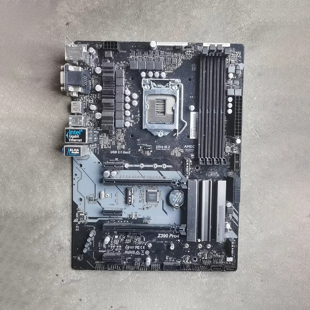 A-S-R-O-C-K Z390 PRO4 1151 DDR4 데스크탑 마더보드용