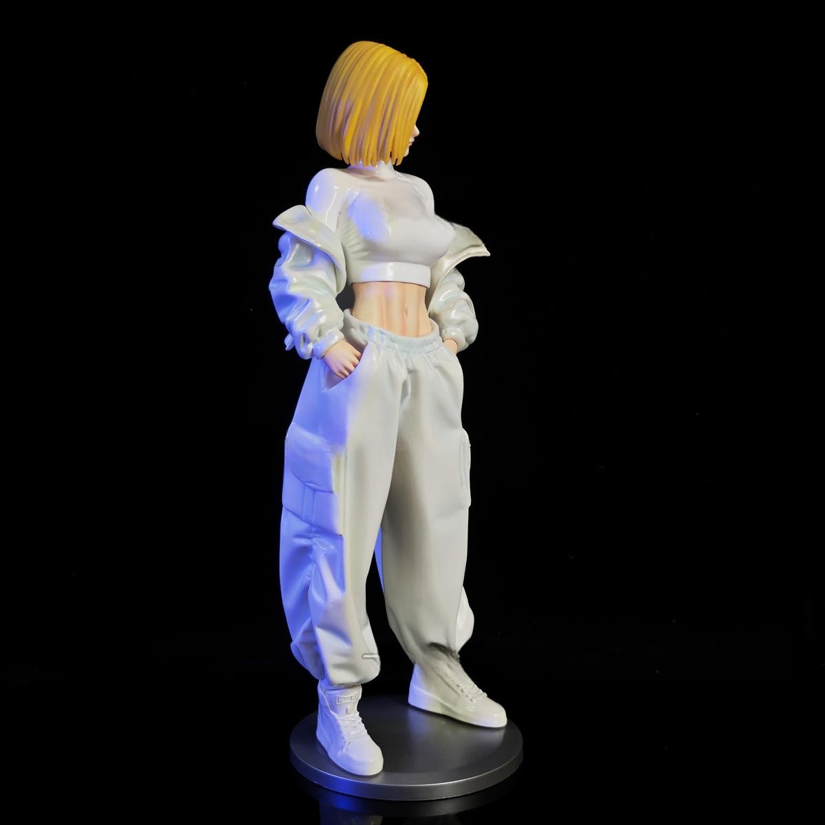 블루바구니 드래곤볼 인조인간 18호 모형 피규어 18호 27cm - 상세 이미지 4