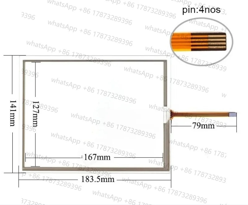 1301-X501/02-NA 1302-710D TTI 터치스크린 유리 패널 디지타이저 터치스크린용