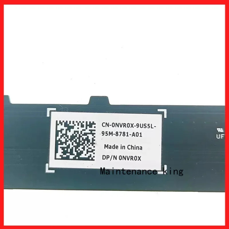 Dell XPS 15 9575 Precision 5530 2-in-1 LF-F211P 0NVR0X NVR0X새 노트북 IO 보드 커넥터 케이블