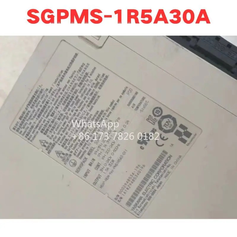 리퍼 SGPMS-1R5A30A SGPMS 1R5A30A 서보 드라이브 완료
