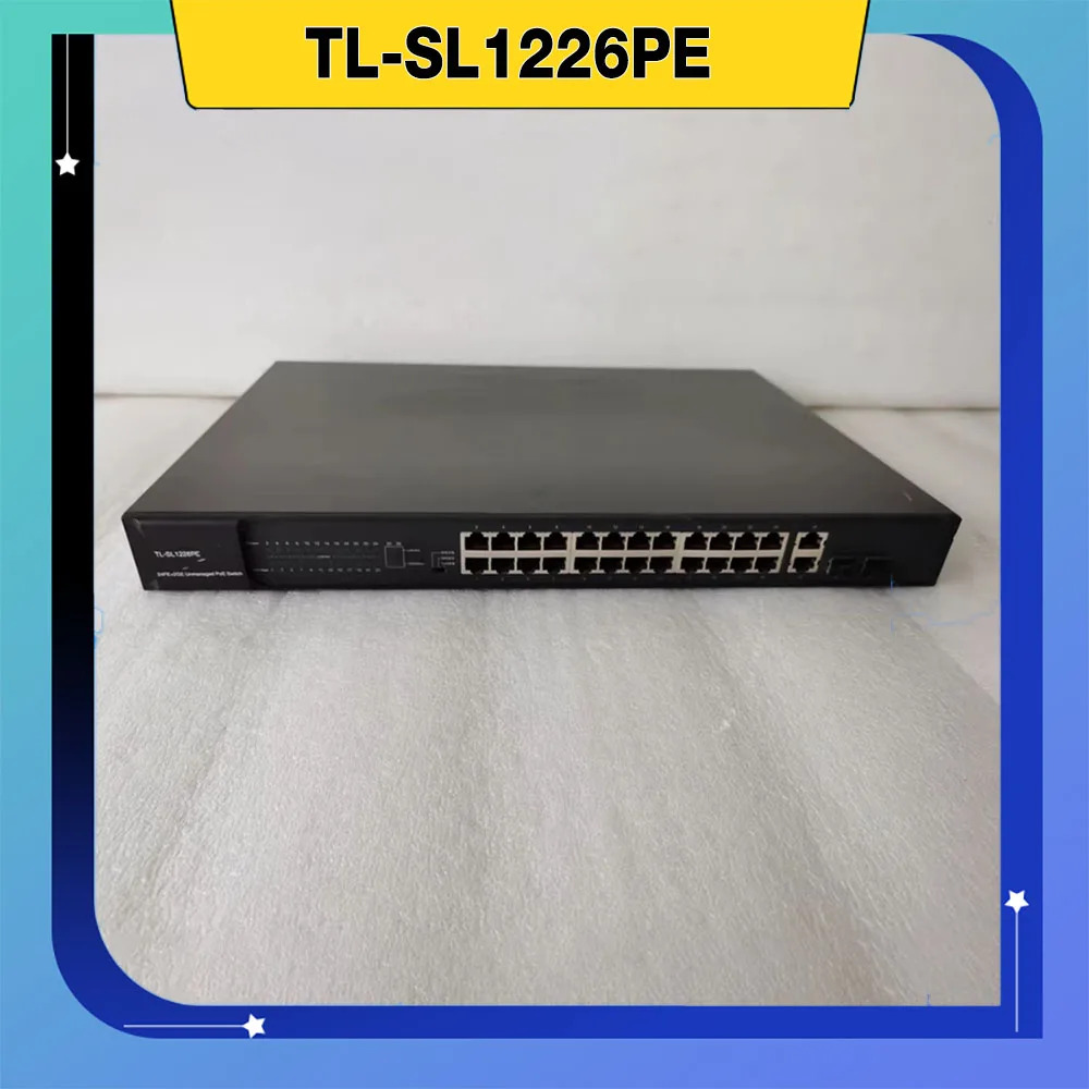 고출력 24포트 POE 스위치 모니터링 TL-SL1226PE