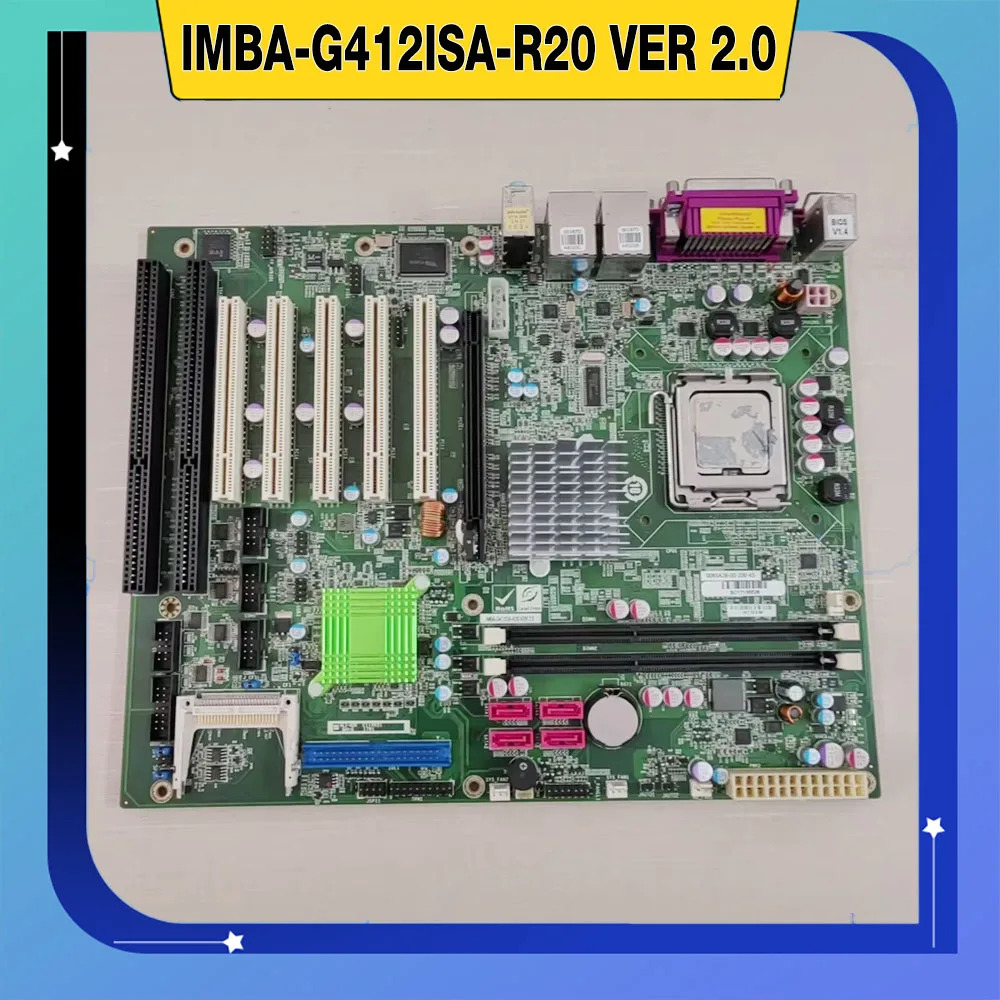 I-E-I IMBA-G412ISA-R20 VER 2.0 산업제어 컴퓨터 마더보드용