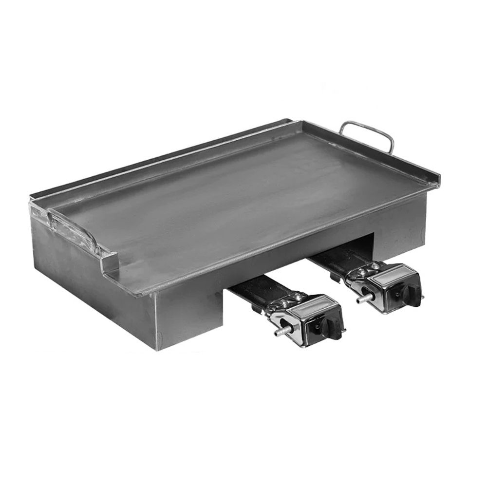 대형 그릴 닭갈비 철판구이 무쇠 사각 불판 고기구이 업 후면 배기50x40X0.6CM 두께 - 상세 이미지 3